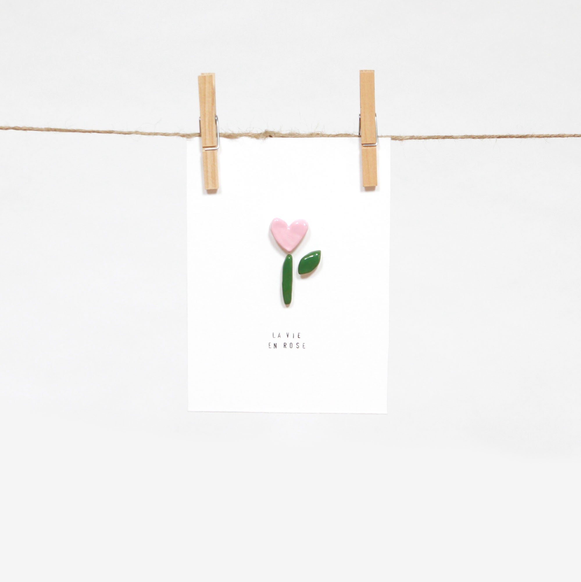 AFFICHETTE - LA VIE EN ROSE