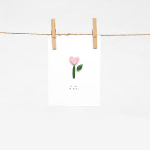AFFICHETTE - LA VIE EN ROSE