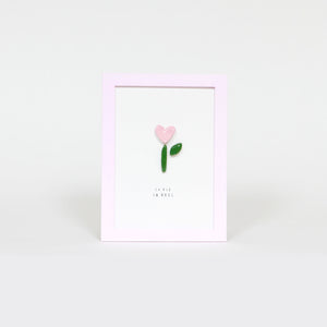 AFFICHETTE - LA VIE EN ROSE