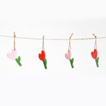 Charger l&#39;image dans la galerie, LA FLEUR AU MUR ROSE - COEURS EN FLEURS
