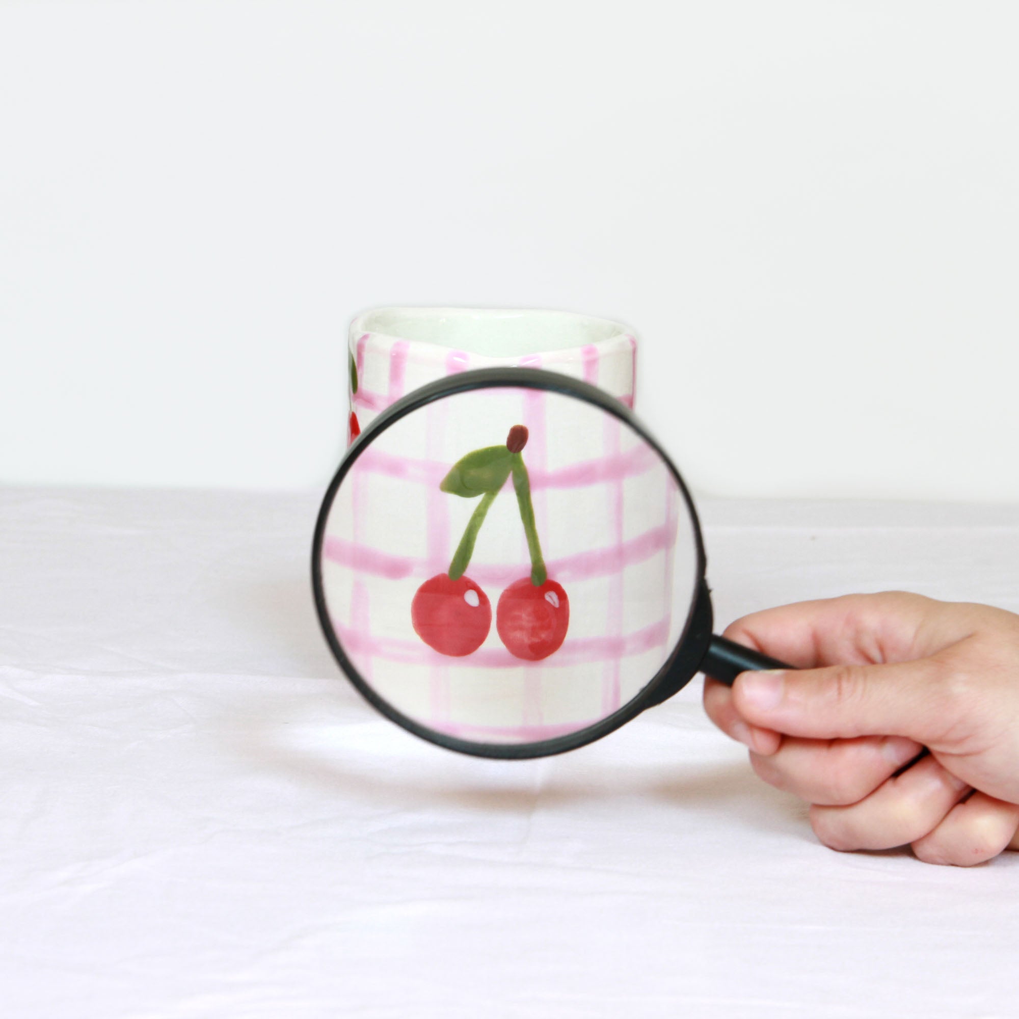 LA MAXI TASSE - VICHY CHERRY
