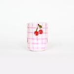 Charger l&#39;image dans la galerie, LA MAXI TASSE - VICHY CHERRY
